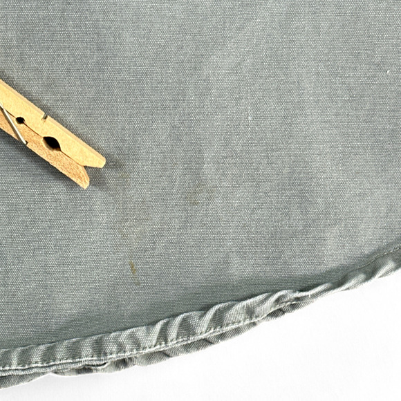 Vintage Cabelas Shirt Adult LARGE Gray Henley Cargo Outdoor Canvas Workshirt 90s - Picture 9 of 11